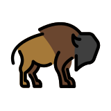 Бизон - OpenMoji