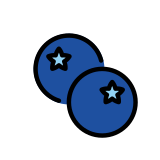 Черни боровинки - OpenMoji