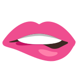 Прехапана устна - Noto Color Emoji