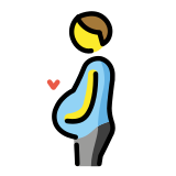 Бременен мъж - OpenMoji