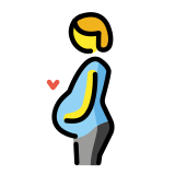 Бременен човек - OpenMoji