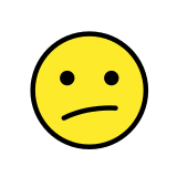Лице с диагонална уста - OpenMoji
