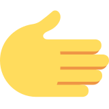 Сочеща надясно ръка - Twitter / X
