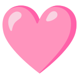 Розово сърце - Noto Color Emoji