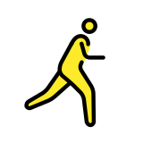 Бегач: в посока надясно - OpenMoji
