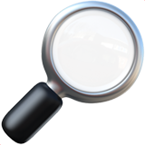 наклонена надясно лупа