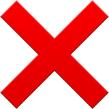 Червен кръст емоджи