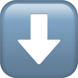 стрелка надолу