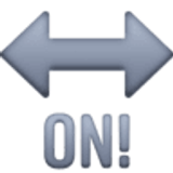 Стрелка с „on!“ - Facebook