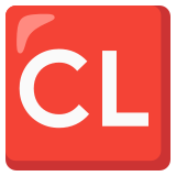 „CL“ в квадрат - Noto Color Emoji