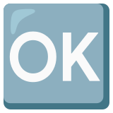 „Окей“ в квадрат - Noto Color Emoji