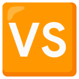 „VS“ в квадрат - Noto Color Emoji