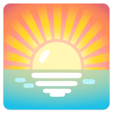 Изгрев - Noto Color Emoji