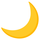 Полумесец - Noto Color Emoji