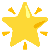 Блестяща звезда - Noto Color Emoji
