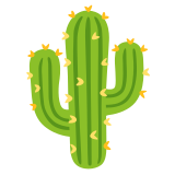 Кактус - Noto Color Emoji