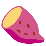 Печен сладък картоф - Noto Color Emoji