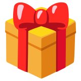 Опакован подарък - Noto Color Emoji