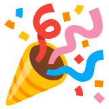 Конфети - Noto Color Emoji