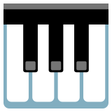 Клавиатура на музикален инструмент - Noto Color Emoji