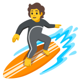 Сърфист - Noto Color Emoji