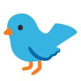 Птица - Noto Color Emoji