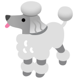Пудел - Noto Color Emoji