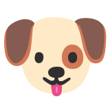 Муцуна на куче - Noto Color Emoji