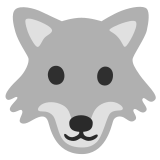 Вълк - Noto Color Emoji