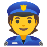 Полицейски служител - Noto Color Emoji