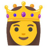 Принцеса - Noto Color Emoji