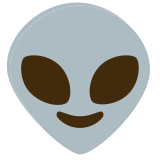 Извънземно - Noto Color Emoji