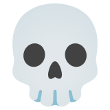 Череп - Noto Color Emoji