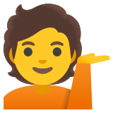 Човек от информационна служба - Noto Color Emoji