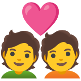 Двойка и сърце - Noto Color Emoji