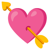 Сърце със стрела - Noto Color Emoji