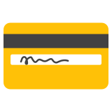 Кредитна карта - Noto Color Emoji