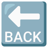 Стрелка с back - Noto Color Emoji