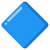 Голям син ромб - Noto Color Emoji