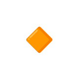 Малък оранжев ромб - Noto Color Emoji