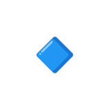 Малък син ромб - Noto Color Emoji
