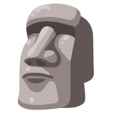 Моаи - Noto Color Emoji