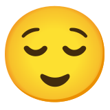 Облекчено лице - Noto Color Emoji