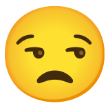 Недоволно лице - Noto Color Emoji