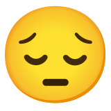 Угрижено лице - Noto Color Emoji
