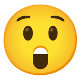 Изумено лице - Noto Color Emoji