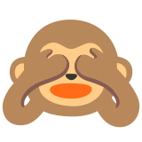 „не видях“ - Noto Color Emoji
