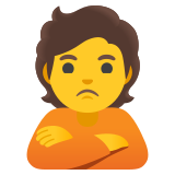 Нацупен човек - Noto Color Emoji