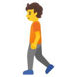 Пешеходец - Noto Color Emoji