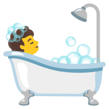 Къпещ се човек - Noto Color Emoji